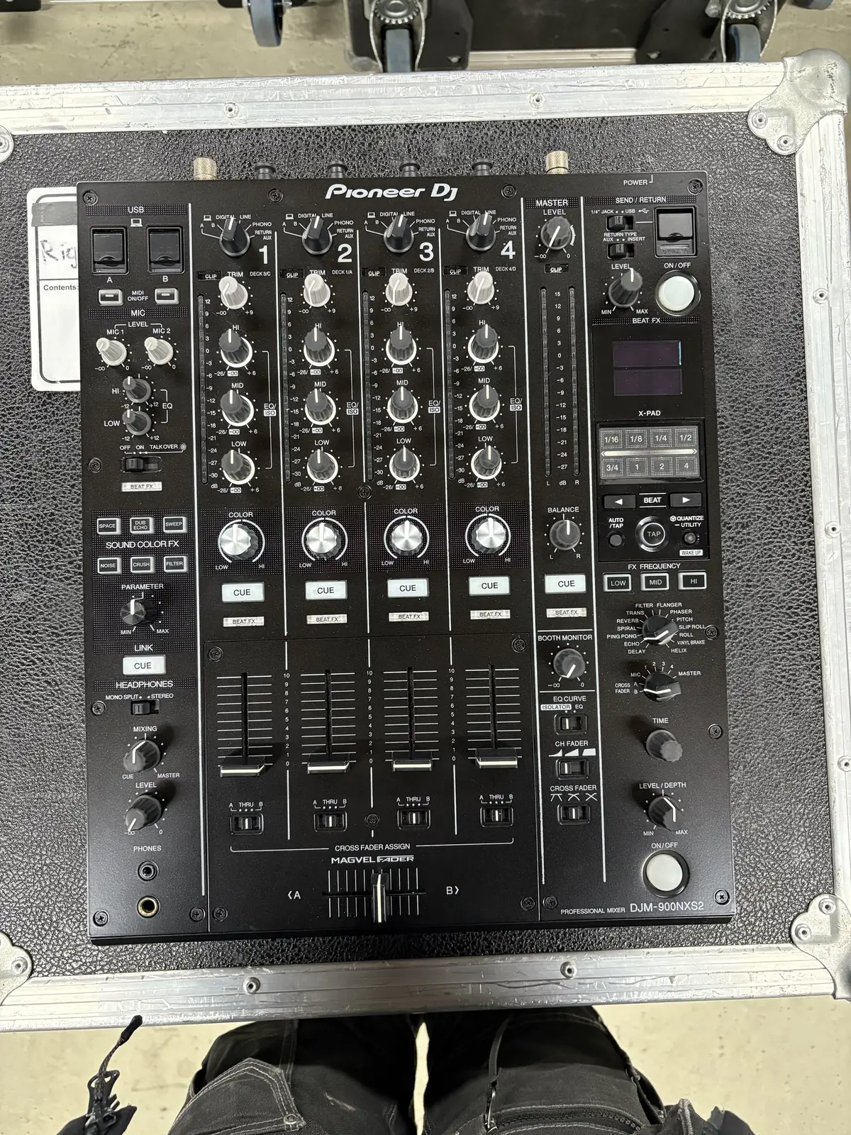 Pioneer DJ DJM-900NXS2 DJM 900 NXS2 DJ Mixer Garantie – комплект (б/у) — фото 3